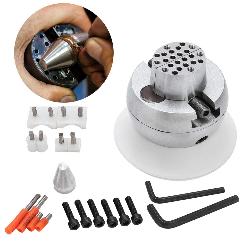 VBESTLIFE Professional Jewelry Making Holder Clamp Kit - Metal Base Vise for Engraving, Soldering & Crafting - Perfect for Jewelers, DIY Crafts & Small Metal Work Projects
