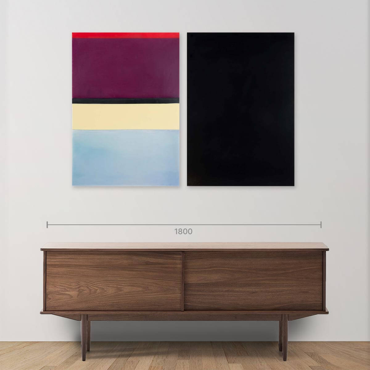 Bronx New York Project (Diptych) - Urban Landscape Wall Art for Home & Office Decor | Perfect for Living Rooms, Bedrooms, and Workspaces