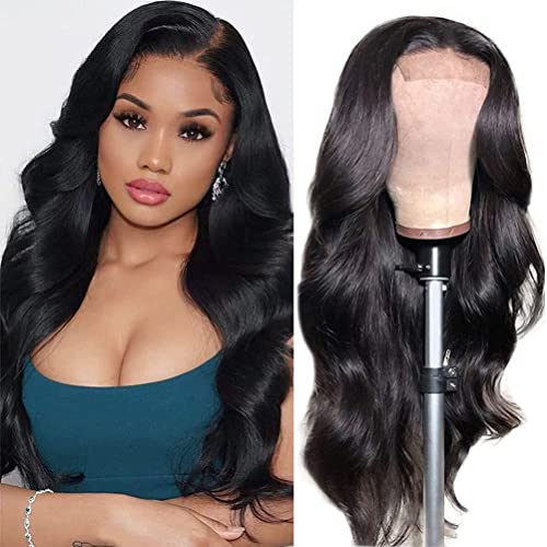 Natural Color Body Wave Closure Wig