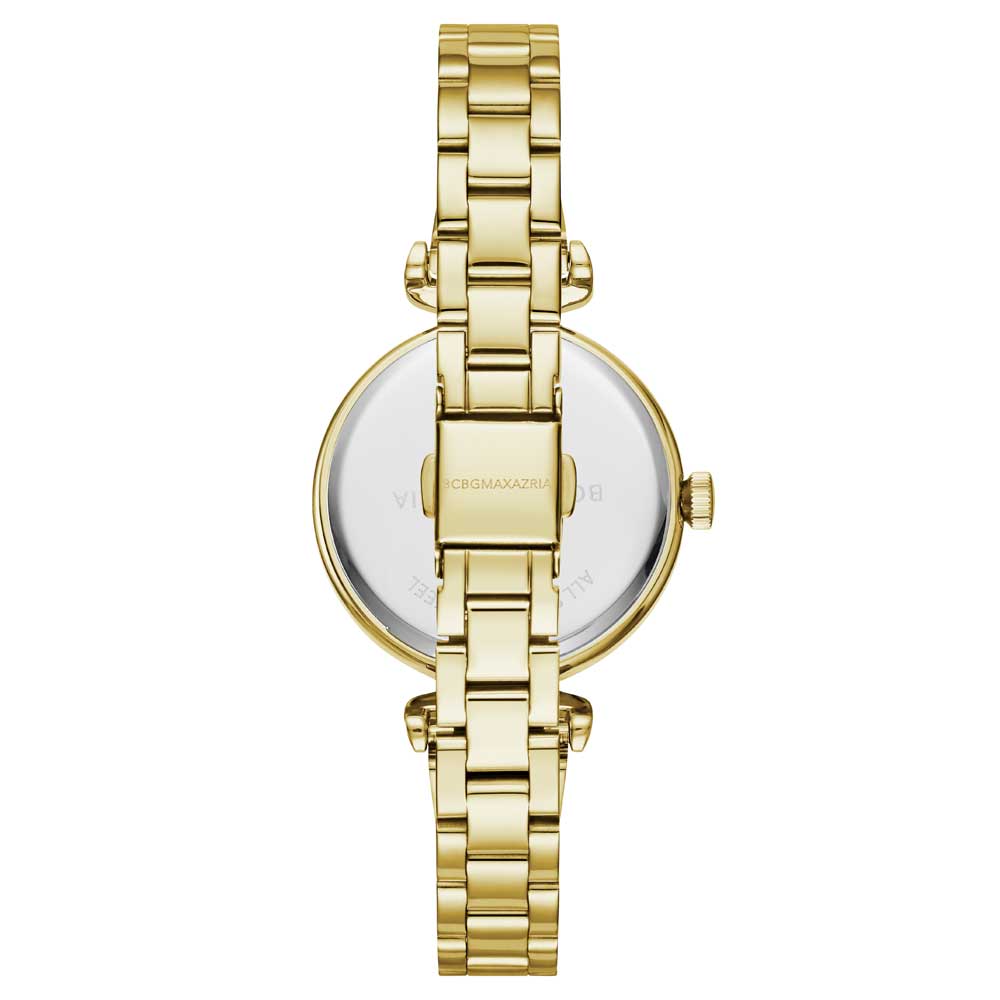 BCBGMAXAZRIA Women's Quartz Gold-Tone Stainless Steel Watch BG50682002 - Elegant Timepiece for Office, Party & Everyday Wear