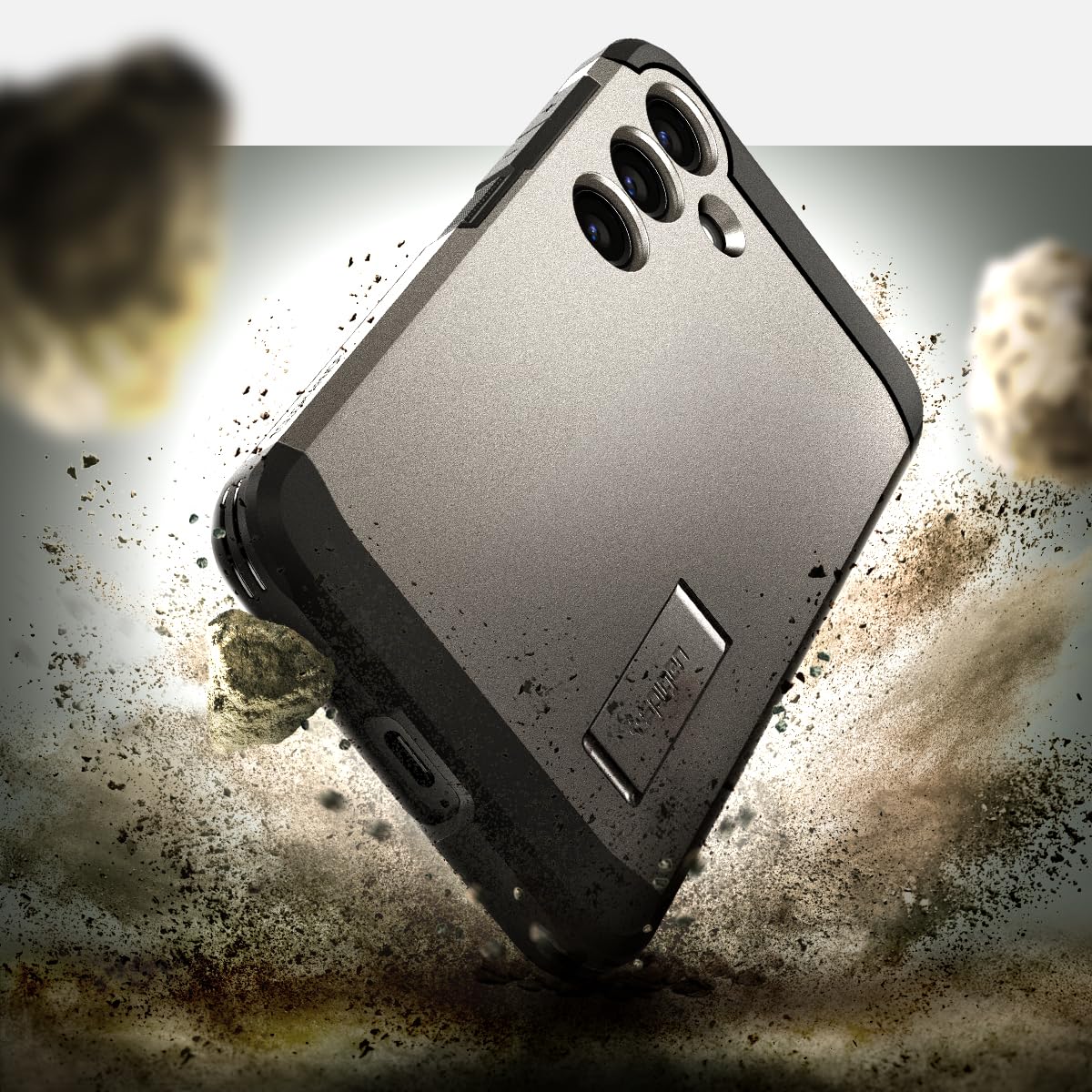 Spigen Tough Armor Heavy Duty Shock Resistant Case for Samsung Galaxy S24 - Gunmetal | Military-Grade Protection | Perfect for Outdoor, Work & Daily Use