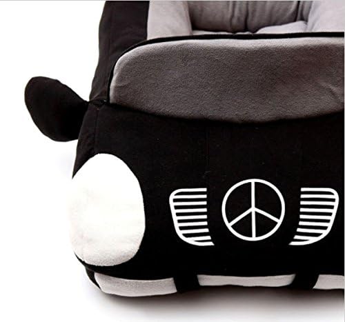 Luxury Car-Shaped Dog & Cat Bed - Warm Teddy Sofa Pet Bed with Cushion Mat for Puppy & Kitten | Cozy Winter Kennel for Small Pets | Perfect for Home, Car Travel & Indoor Comfort