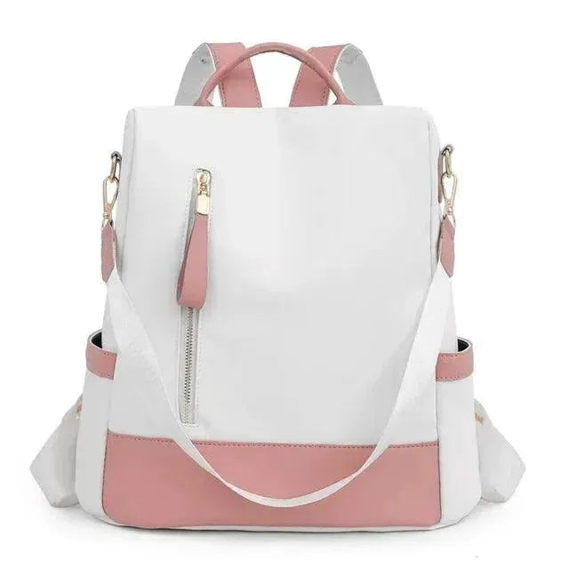 Stylish Nylon Women's Backpack for Everyday Use - Lightweight Casual Daypack for Work, School & Travel