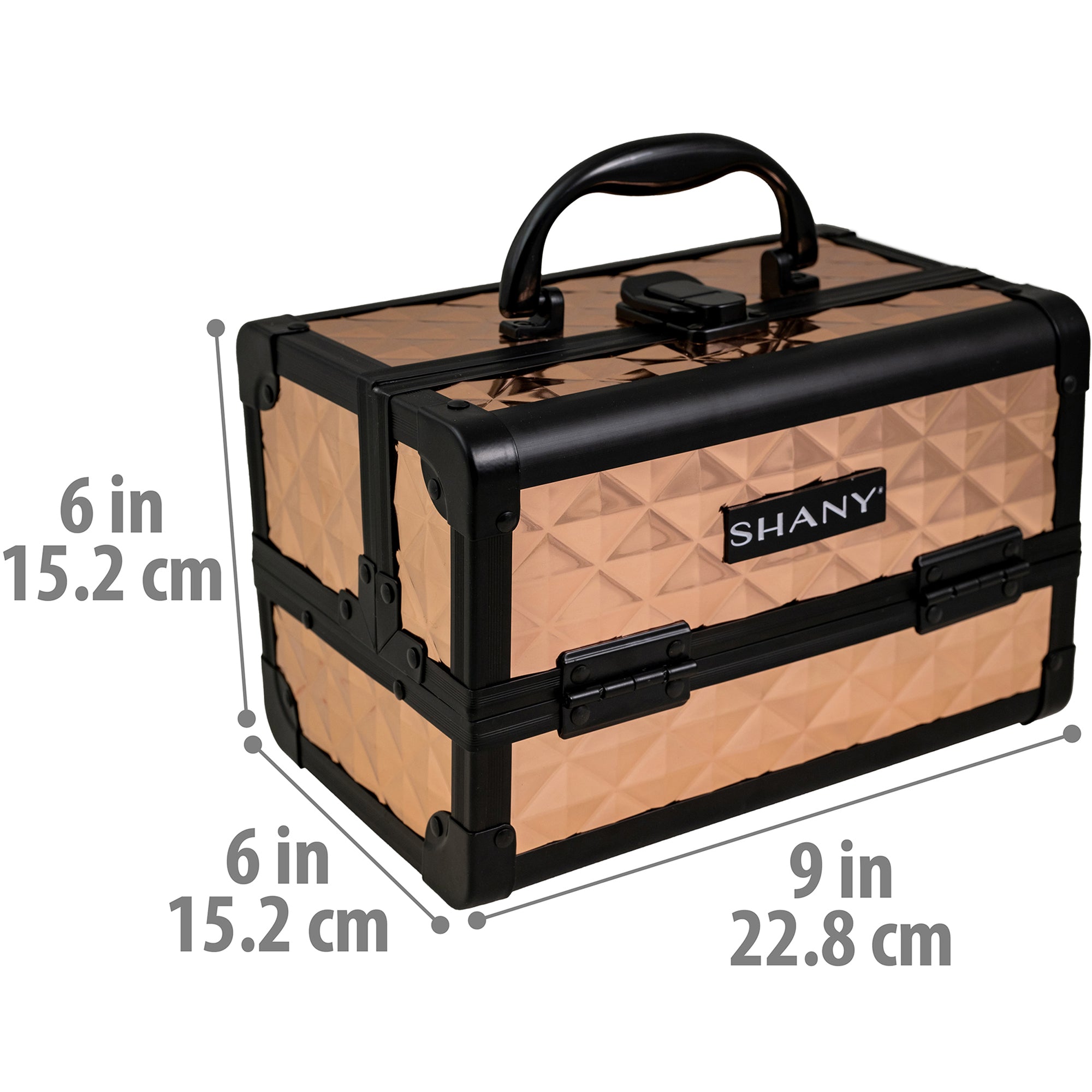 Professional Makeup Train Case with Mirror - Portable Cosmetic Organizer for Makeup Artists & Travel - Perfect for Salon, Home, and On-the-Go Beauty Needs