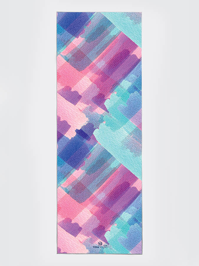 Non-Slip Yoga Mat with Grip Dots - Premium Studio Quality for Hot Yoga, Pilates & Home Workouts - Sweat Absorbent & Eco-Friendly