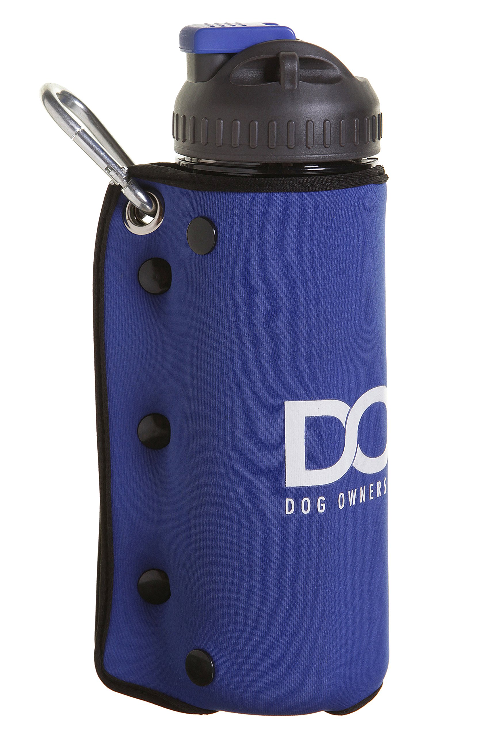 3 in 1 Collapsible Travel Water Bottle & Food Bowl for Dogs - Portable Pet Feeding Solution for Hiking, Camping & Outdoor Adventures - Blue