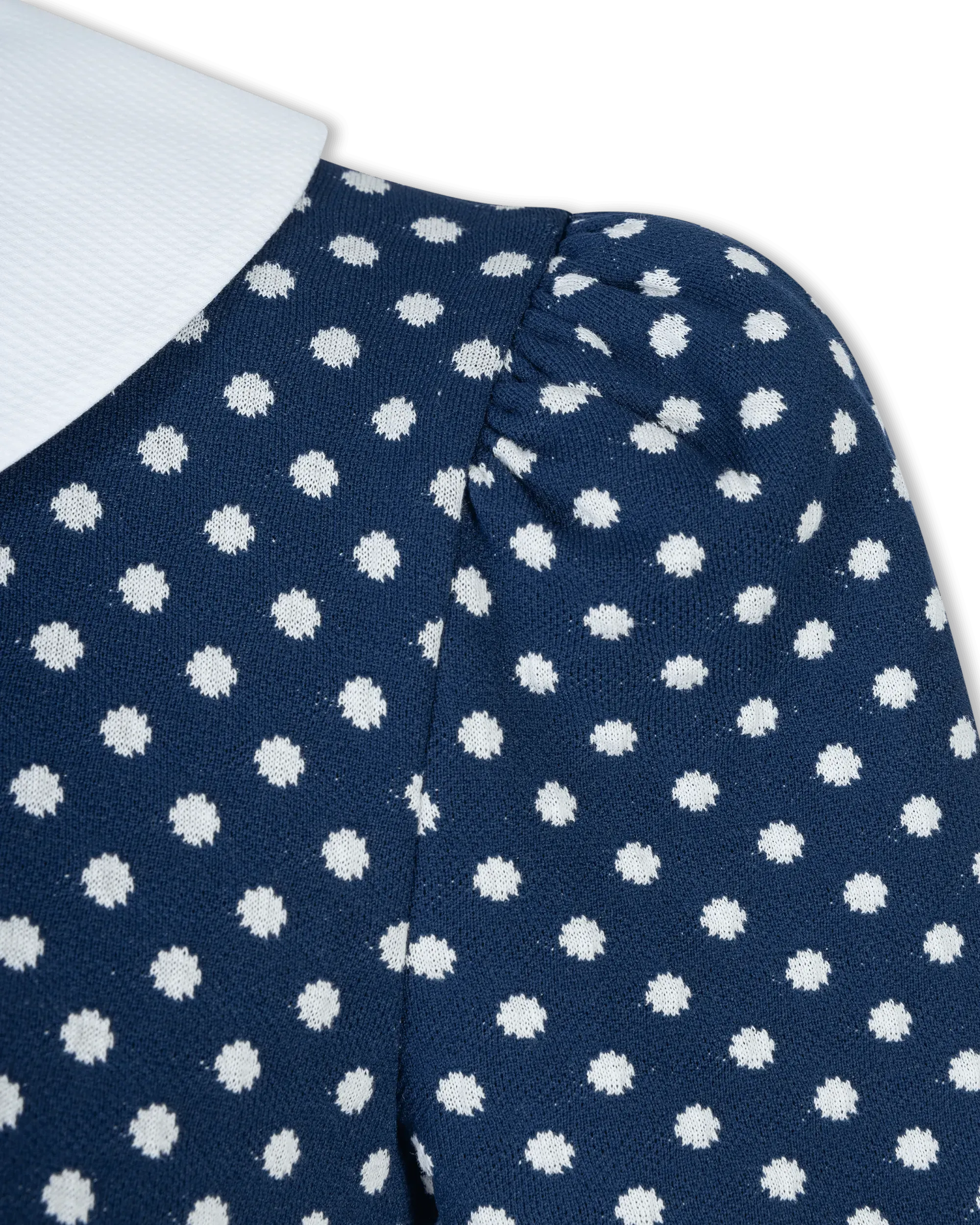 Stylish Polka Dot Collared Dress for Women - Perfect for Office Wear, Parties & Casual Outings