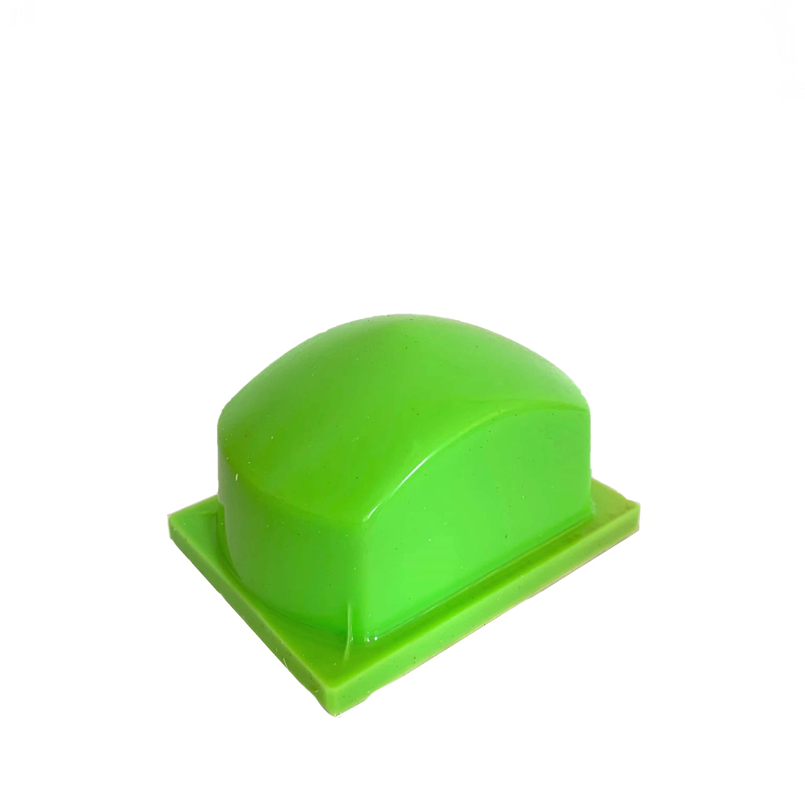Anti-Static Green Rubber Printing Pad for Silicone Pad Printing Machine - 4 Pack (L90xW58xH62mm) - Ideal for Industrial Printing, Logo Marking & Product Customization