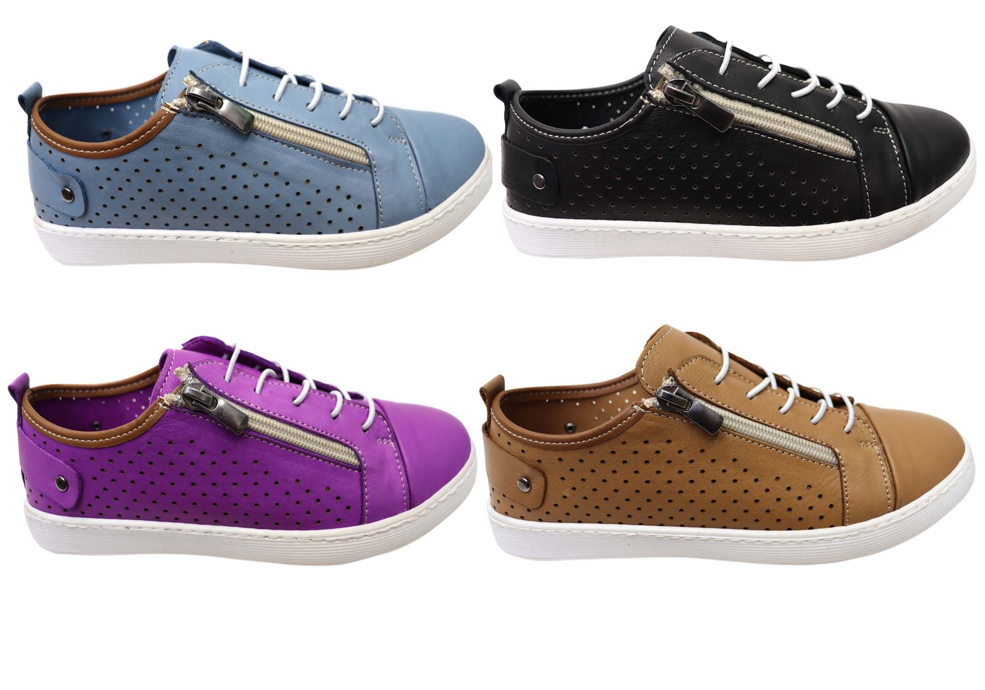 Orizonte Cambria Women's Comfortable Leather Casual Shoes - European Style for Walking, Travel & Everyday Wear