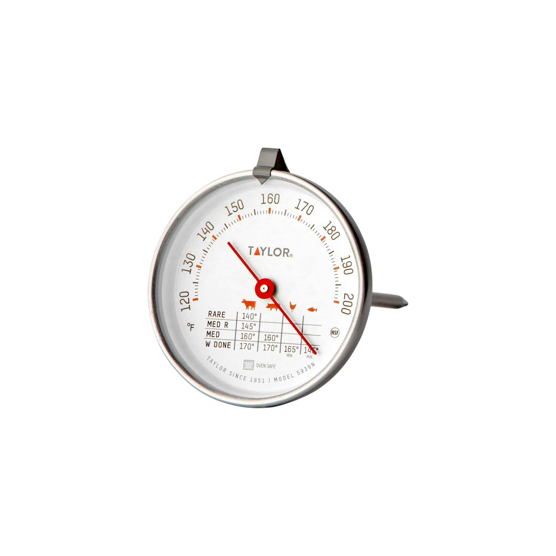 Digital Meat Thermometer for Grilling, Cooking, and BBQ - Instant Read Food Thermometer with Backlit LCD for Kitchen, Outdoor, and Home Use