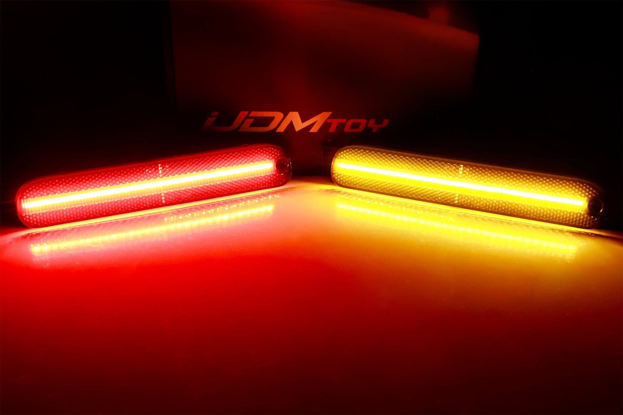 4-Piece Smoke Amber/Red Full LED Side Marker Lights Kit for Chevy Monte Carlo & Lumina - Upgrade Your Ride with Enhanced Visibility & Style (Perfect for Night Driving & Custom Car Mods)