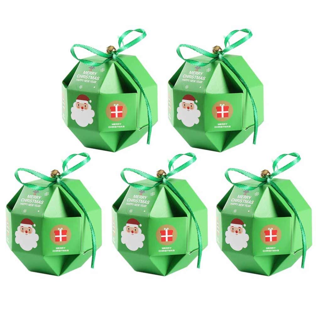 Hemoton 10-Piece Christmas Candy Box Set - Decorative Holiday Candy Containers for Festive Parties, Banquets & Gift Giving | Perfect for Christmas Celebrations, Office Events & Home Decor