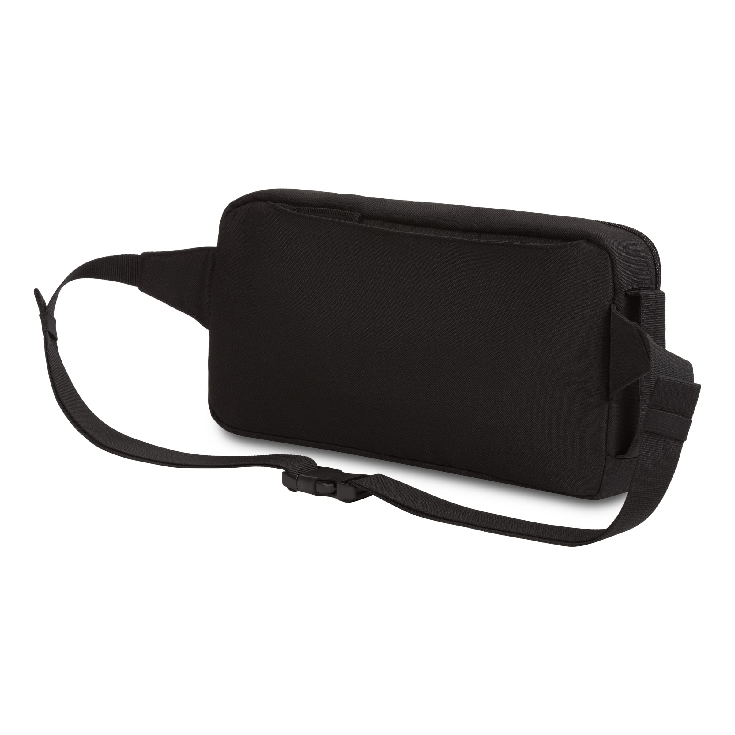 SwissGear 3331 Premium Pet Carrier Sling - Adjustable Waist Pack for Small Dogs & Cats (Black) - Hands-Free Walking, Hiking & Travel Accessory