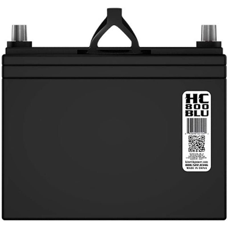 Kinetik HC800 BLU 800W 12V High Current AGM Deep Cycle Car Audio Battery - Power Cell for Subwoofers, Amplifiers & Off-Grid Systems (BLU Series) - Perfect for Car Audio Upgrades, RV & Marine Applications
