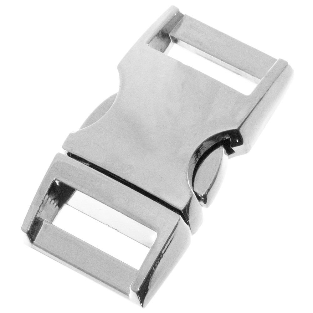 Heavy Duty Metal Alloy Buckles - 5/8 Inch Silver Buckles for Belts, Straps & DIY Crafts (100 Pack) - Premium Durable Hardware for Leatherworking, Bags & Outdoor Gear