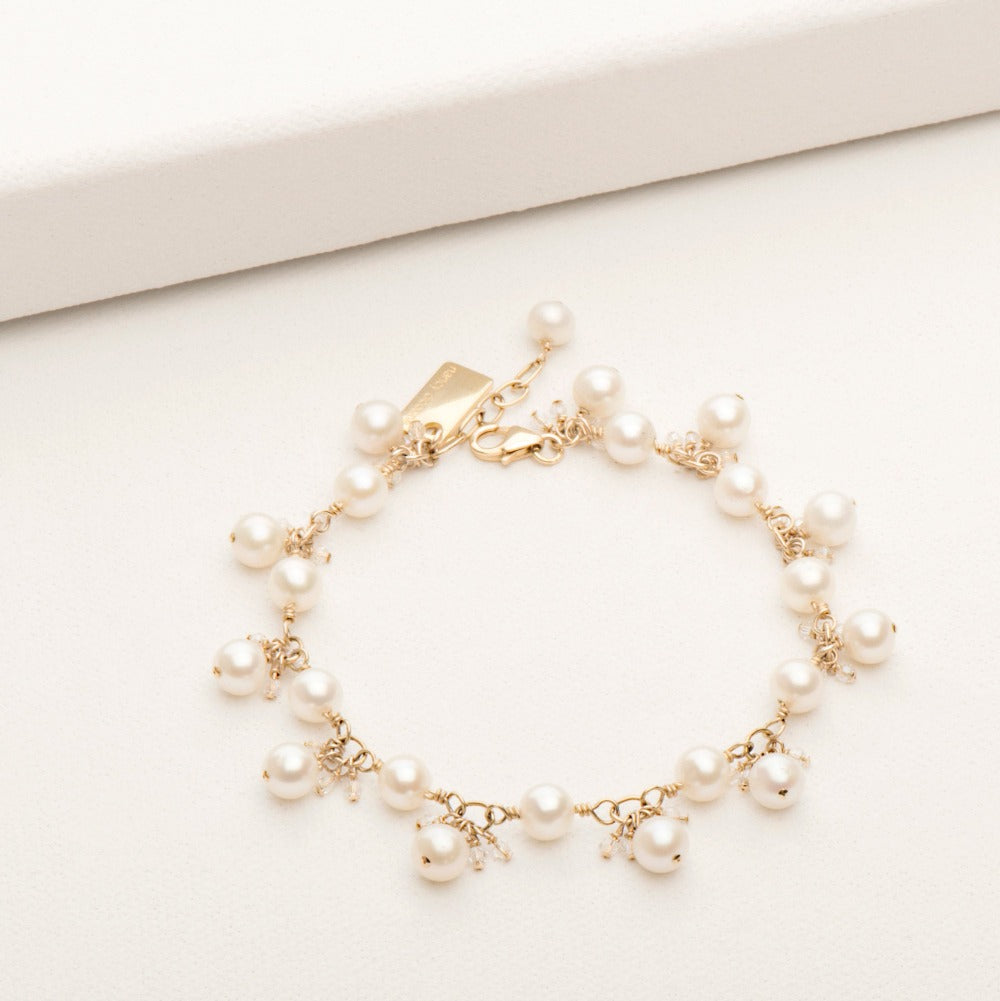 Emma Bracelet for Women - Elegant Adjustable Beaded Jewelry Gift for Her - Perfect for Parties, Weddings & Everyday Wear