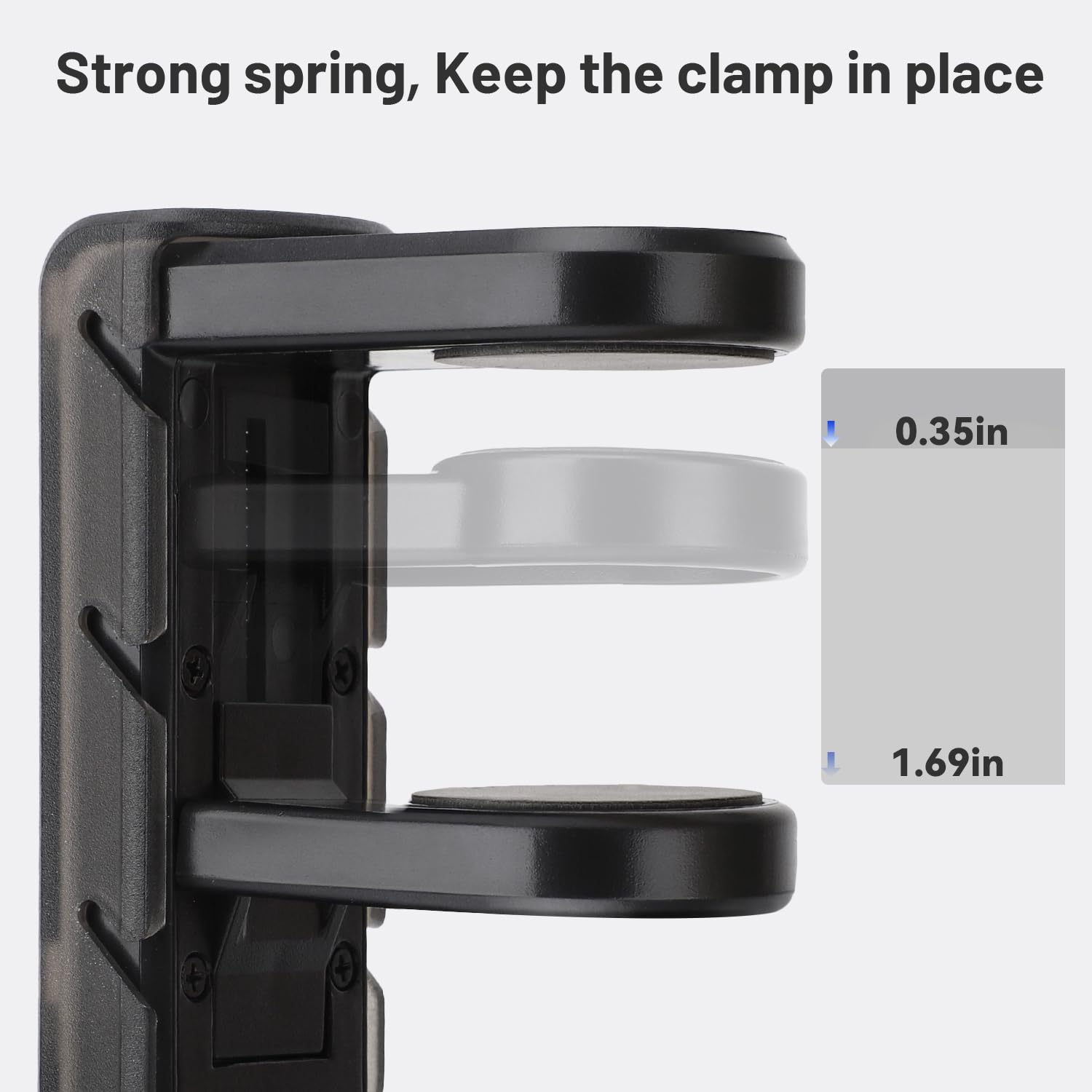 Universal 3-in-1 Under Desk Gaming Headset Stand & Controller Holder - Adjustable Swivel Arm Clamp for PC, PS5, Xbox Accessories (Black) | Perfect for Organized Gaming Setup & Space-Saving Workstation