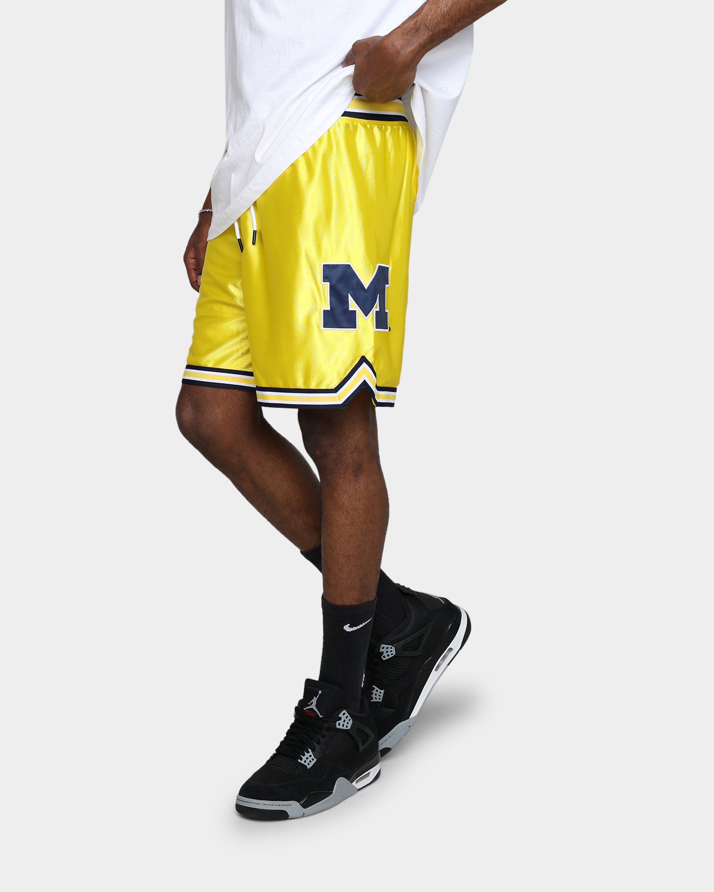 19Nine Michigan Legacy Basketball Shorts - Yellow - Comfortable & Breathable for Men's Sports & Casual Wear - Perfect for Gym, Running, and Everyday Use