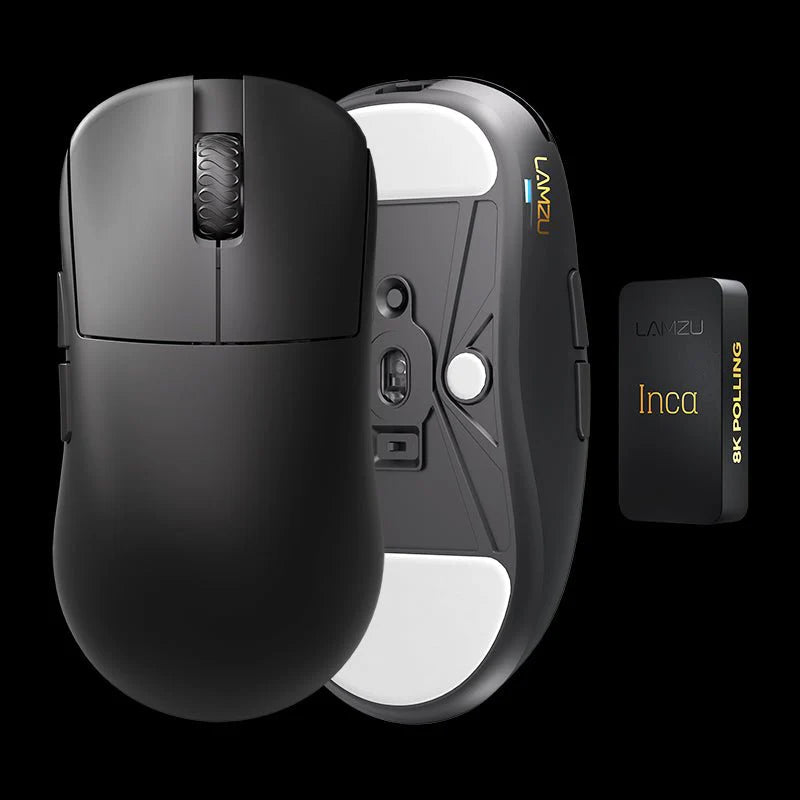 LAMZU INCA Wireless Gaming Mouse - Lightweight, Ergonomic Design for PC & Mac - Perfect for FPS, MOBA, and Esports Gaming