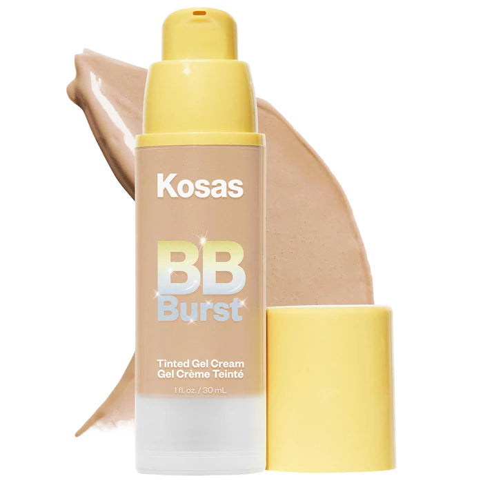 Kosas BB Burst™ Hydrating Tinted BB Cream with Copper Peptides - Lightweight, Buildable Coverage for Daily Wear & Flawless Skin | Perfect for Work, Date Night & Travel