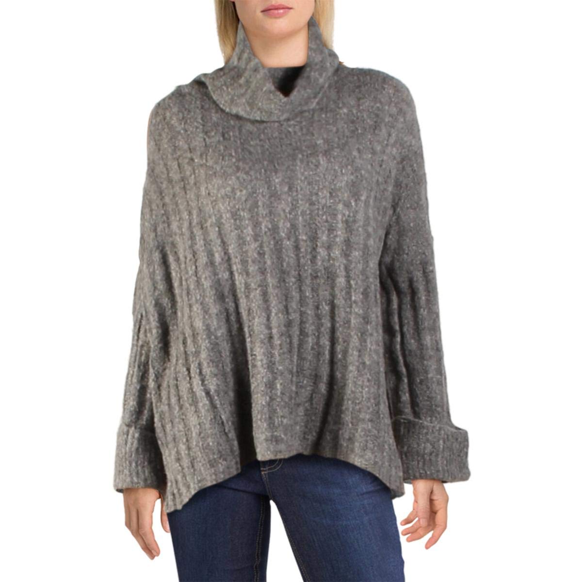 HYFVE Women's Oversized Drop Shoulder Funnel Neck Sweater - Cozy Knit Pullover for Fall & Winter - Perfect for Casual Outfits, Office Wear, and Coffee Dates