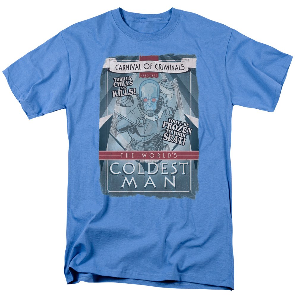Batman - Coldest Man Graphic T-Shirt for Men, Size XL - Superhero Apparel for Casual Wear & Comic Con