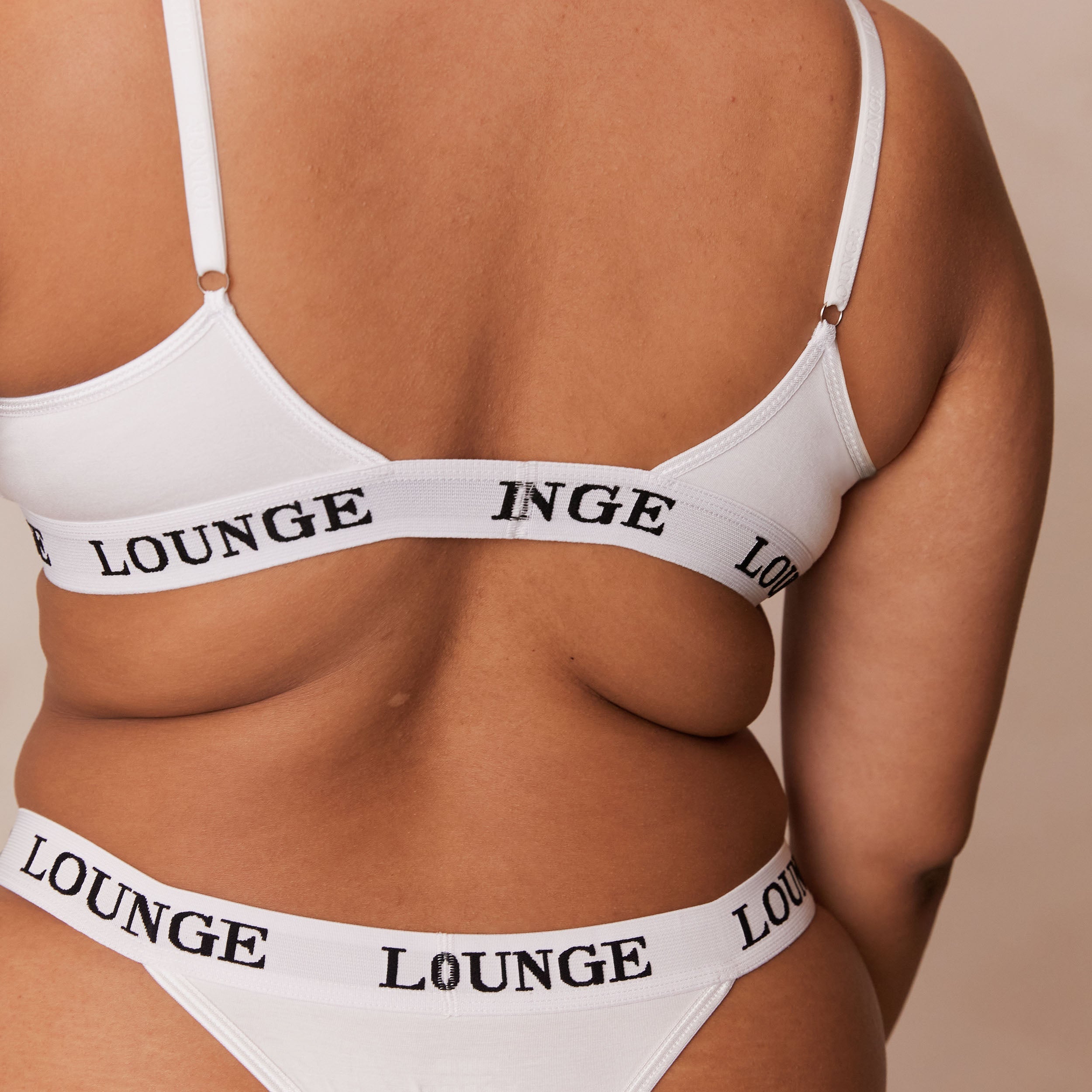 Bamboo Triangle Bra - All White | Eco-Friendly Women's Lingerie | Perfect for Yoga, Lounge & Everyday Wear
