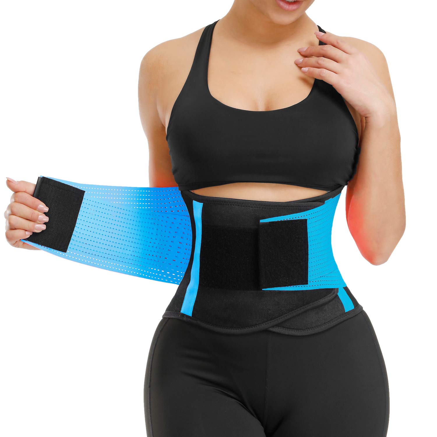 VENUZOR Waist Trainer Belt for Women - Slimming Body Shaper & Waist Cincher Trimmer - Sport Girdle Belt for Tummy Control & Posture Support - Perfect for Workouts, Postpartum Recovery & Daily Wear (Upgraded)