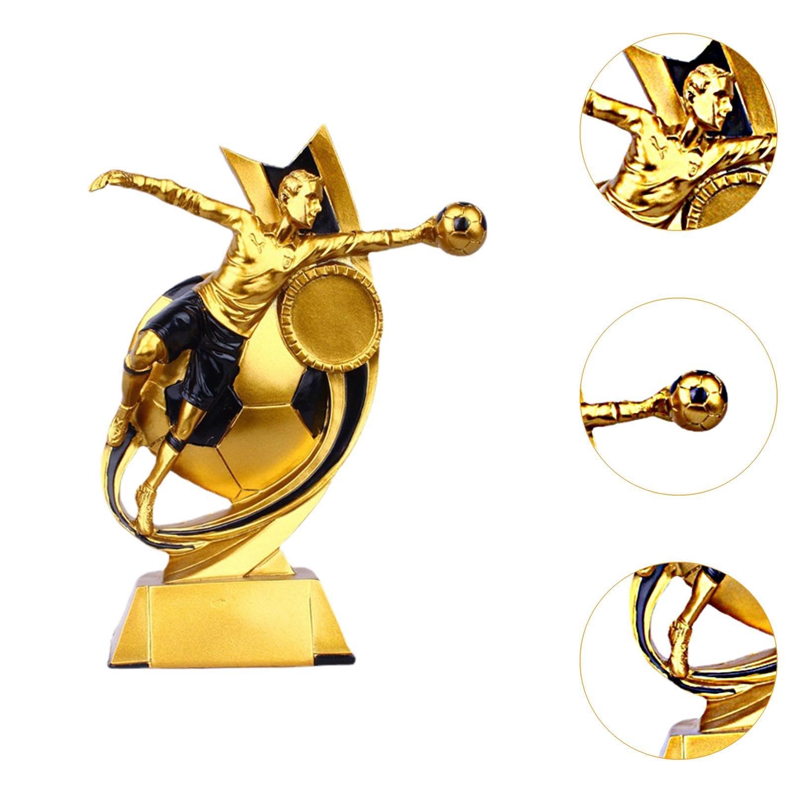 MYCENSE Football Trophy Sculpture - Desktop Championship Award for Sports Fans | Office, Home, Man Cave Decor | Perfect for Gifts, Awards & Sports Themed Rooms