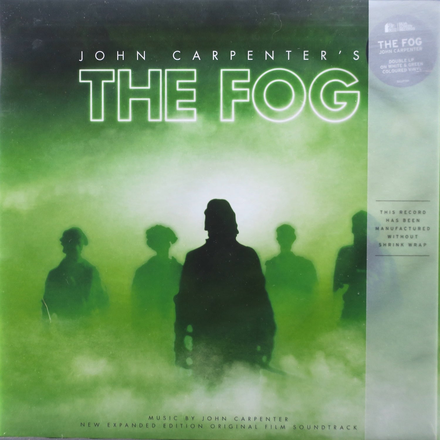 John Carpenter FOG Soundtrack 180g White/Green Vinyl 2LP - Perfect for Horror Movie Nights & Vinyl Collectors