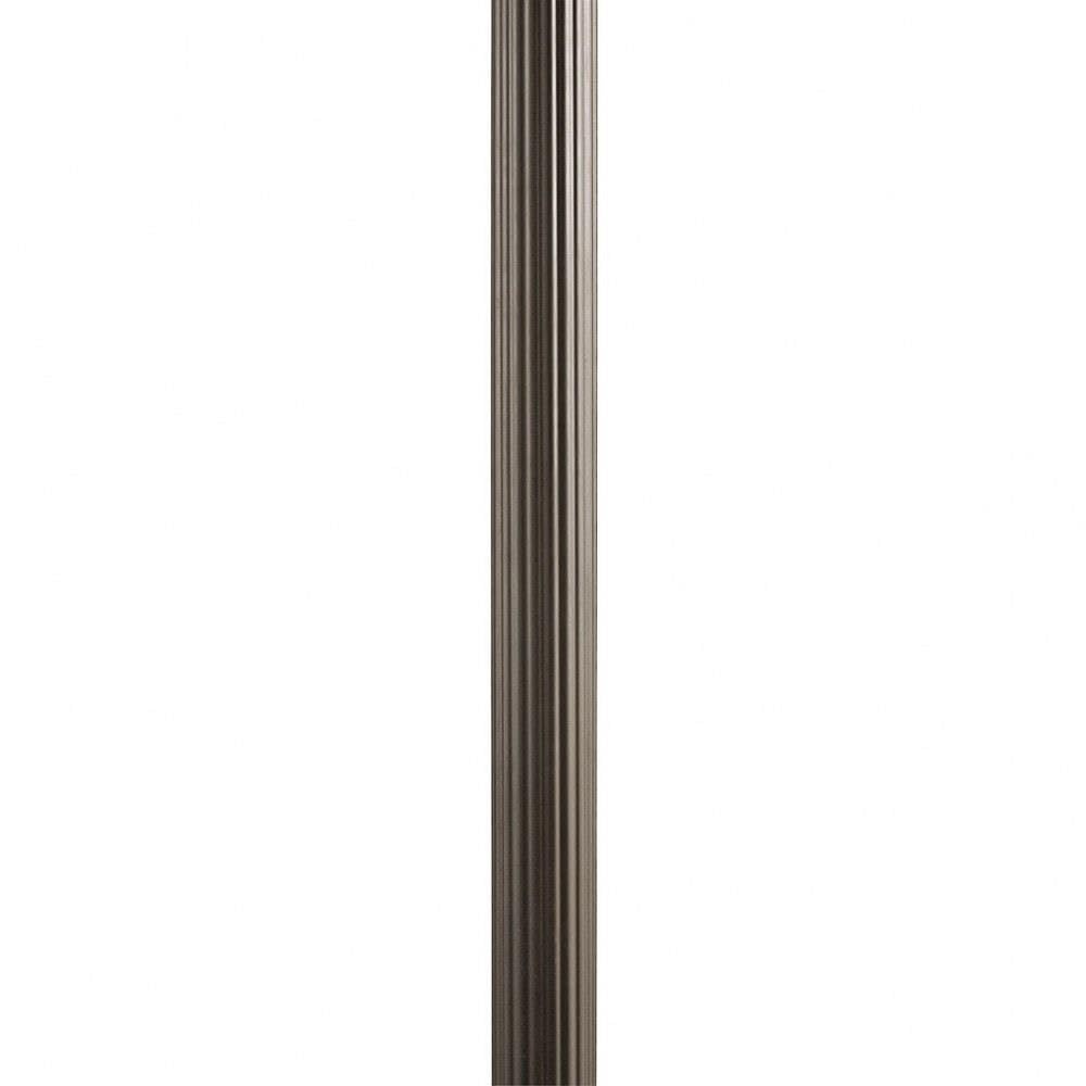 84 Inch Fluted Utility Post in Olde Bronze Finish - Heavy Duty Outdoor Fence Post for Gardens, Patios, and Driveways (Model 147-Bel-555681)