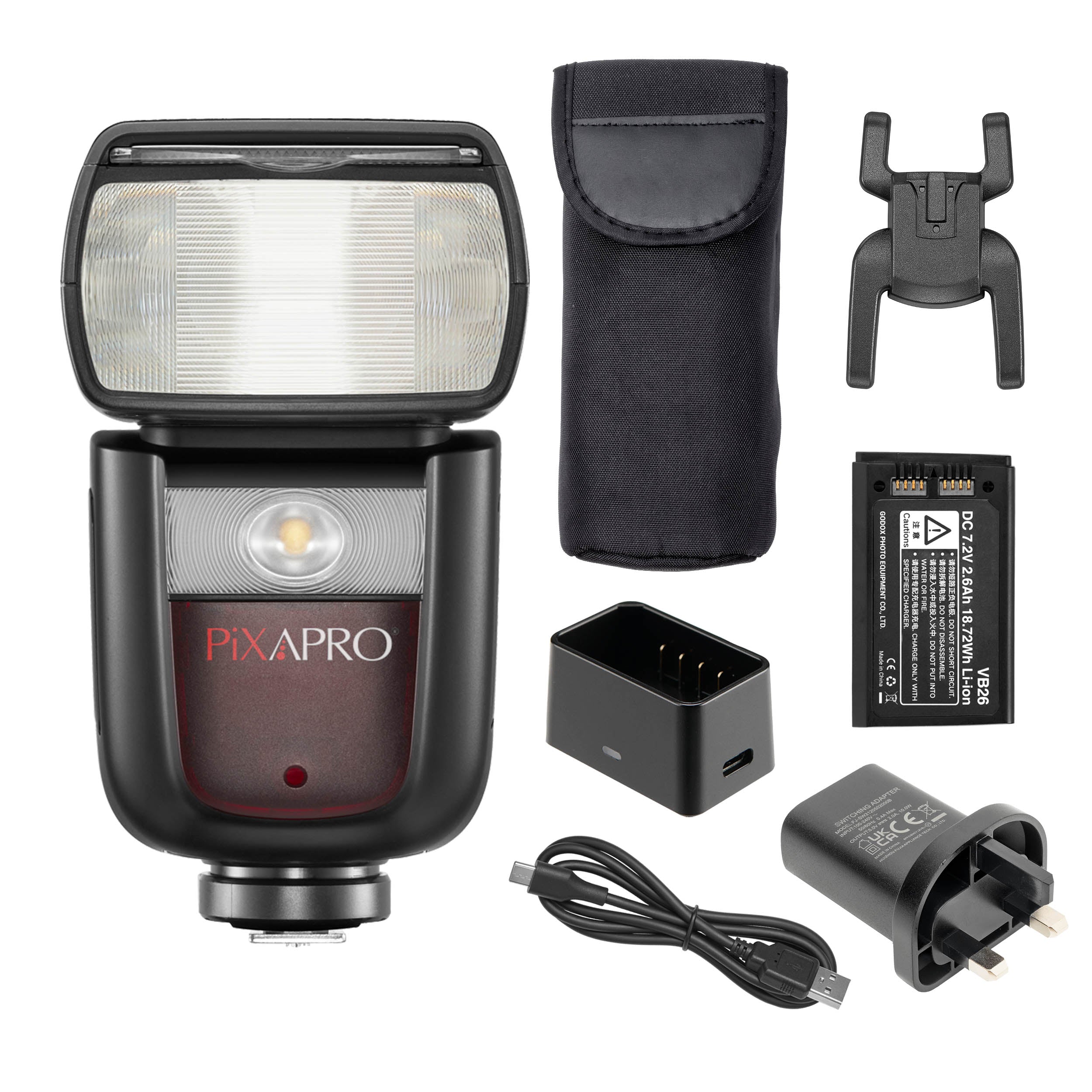 Li ION580III (V860III) TTL Speedlite Flash with Rechargeable Battery - Professional Photography Lighting for Studio, Portrait & Event Shooting - Clearance Sale