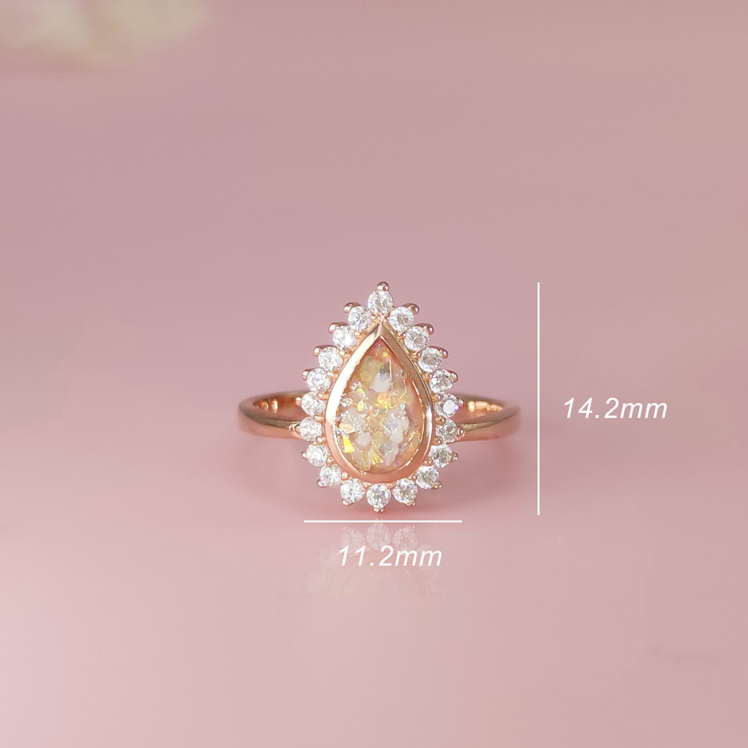Memorial Ashes Ring - Handcrafted Cremation Jewelry for Loved Ones | Perfect for Remembrance Ceremonies & Everyday Wear
