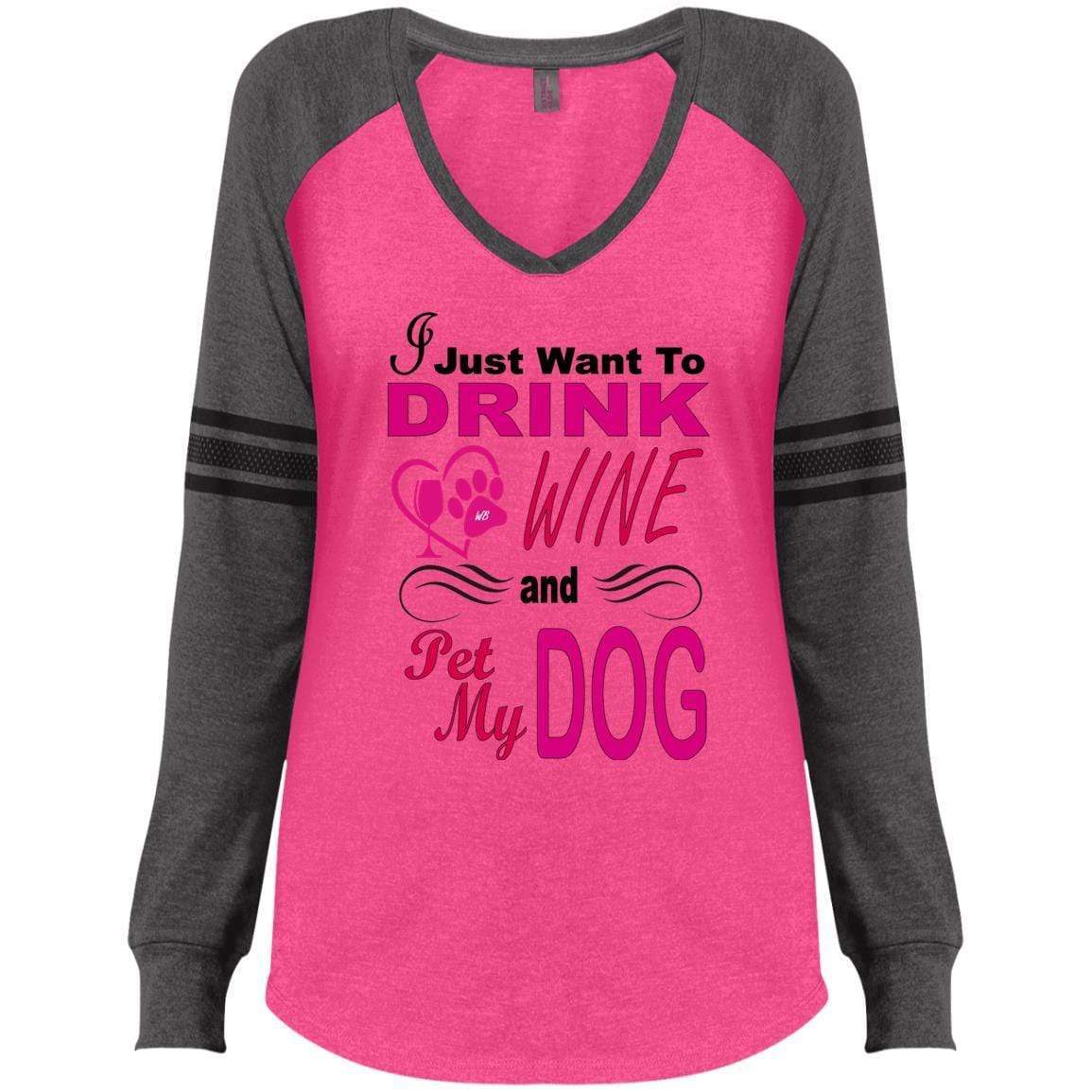 Heathered Dark Fuchsia/Heathered Charcoal