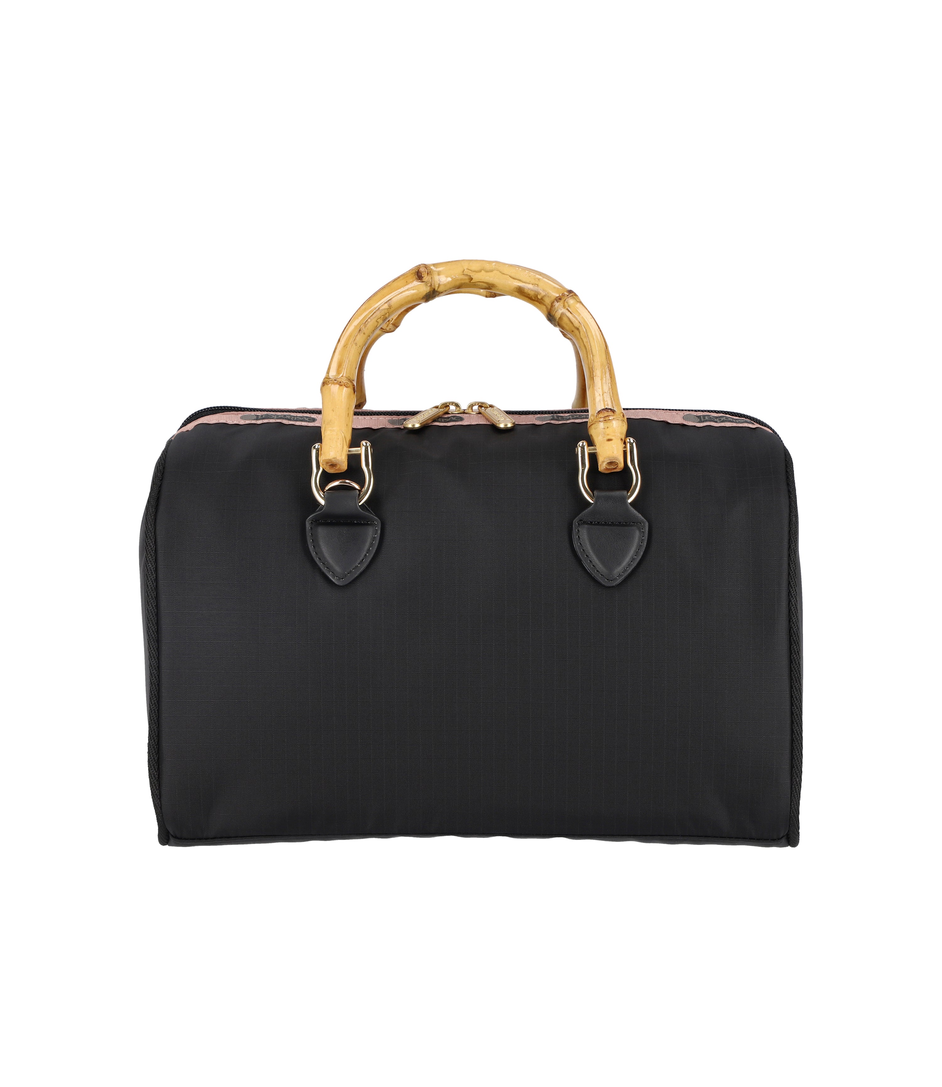 Premium Medium Bamboo Boston Bag - Eco-Friendly & Stylish Tote for Shopping, Beach, and Everyday Use