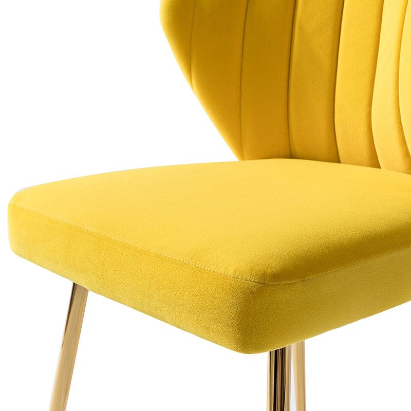 Luxury Aruna Velvet Upholstered Accent Chair - Soft Velvet Fabric, Comfortable Seating for Living Room, Bedroom, or Office - Elegant Home Decor & Stylish Furniture