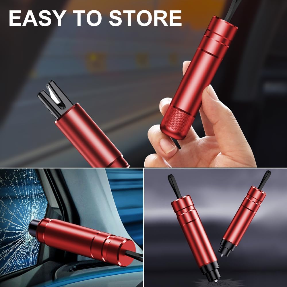 MILEX Emergency Escape Hammer Set of 2 - Car Window Breaker & Seatbelt Cutter for Vehicle Safety - Perfect for Emergency Situations in Cars, Trucks, and SUVs