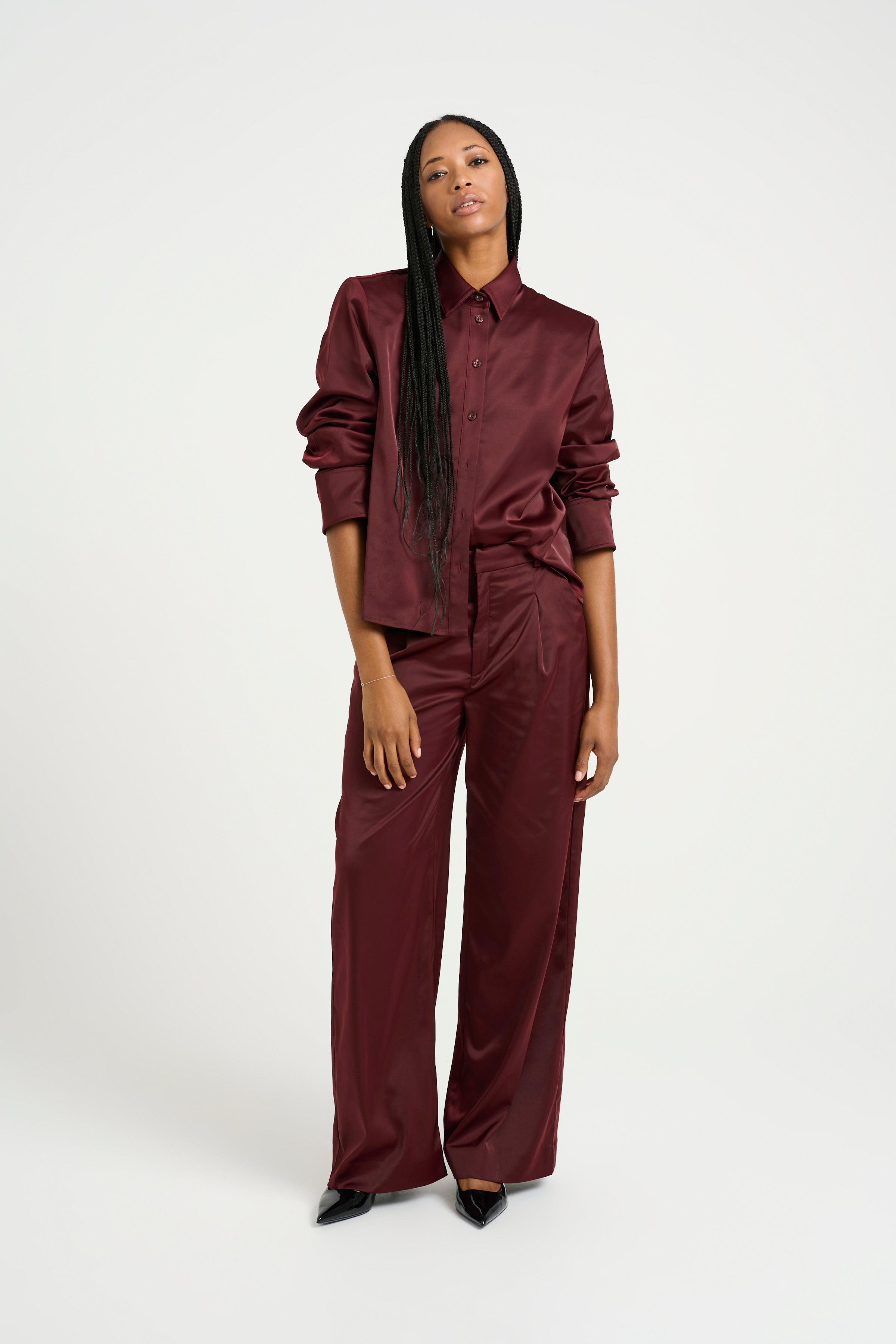 Gestuz Yacmine Shirt - Stylish Women's Casual Blouse with Fig Print | Perfect for Office Wear, Date Nights & Summer Outfits