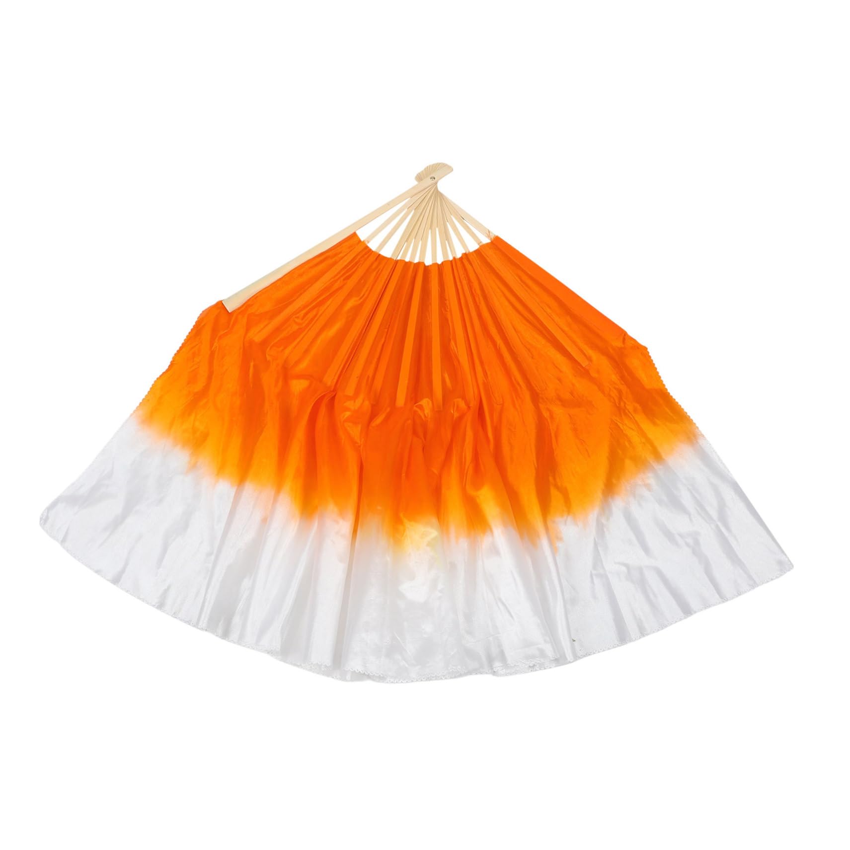 Parliky Silk Folding Hand Fan - Lightweight Portable Dance Fan for Yangko, Square Dance, and Stage Performances - Perfect for Wedding Decor and Cultural Events