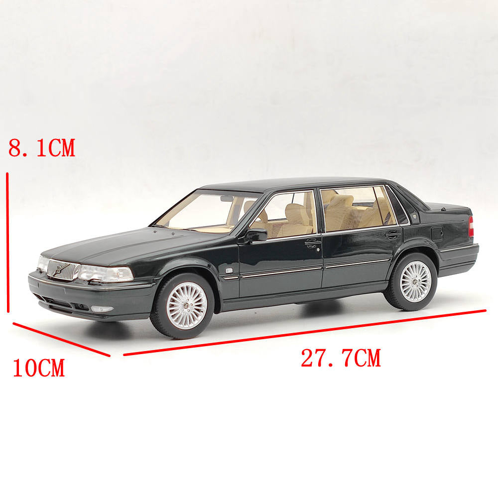 1/18 Scale Volvo S90 Royal Level 3 1998 Green Resin Model Car - DNA Collectibles DNA000090 - Perfect for Collectors, Display, and Gift Giving