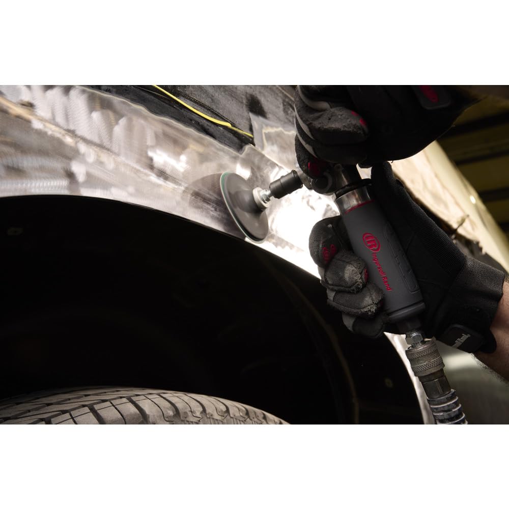 Ingersoll Rand 5102MAX Right Angle Air Die Grinder – 0.4 HP, 20,000 RPM, Ergonomic Grip, Lightweight Design with Spindle Lock (Grey) – Perfect for Metalworking, Automotive Repair & DIY Projects