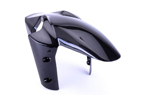 Bestem CBDU-MUL12-FFD Black Carbon Fiber Front Fender for Ducati Multistrada 1200 (2010-2013) | Lightweight Motorcycle Body Upgrade | Perfect for Street Riding & Performance Enhancement