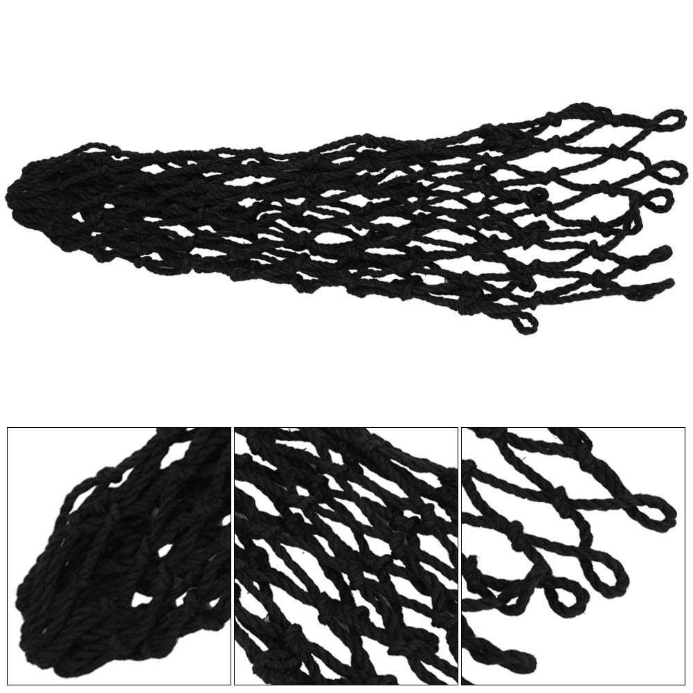Billiards Mesh Bag 6Pcs Set - Durable Black Pool Table Pockets for Bumper & Billiards Tables | Replacement Nets for Home Game Rooms & Bars