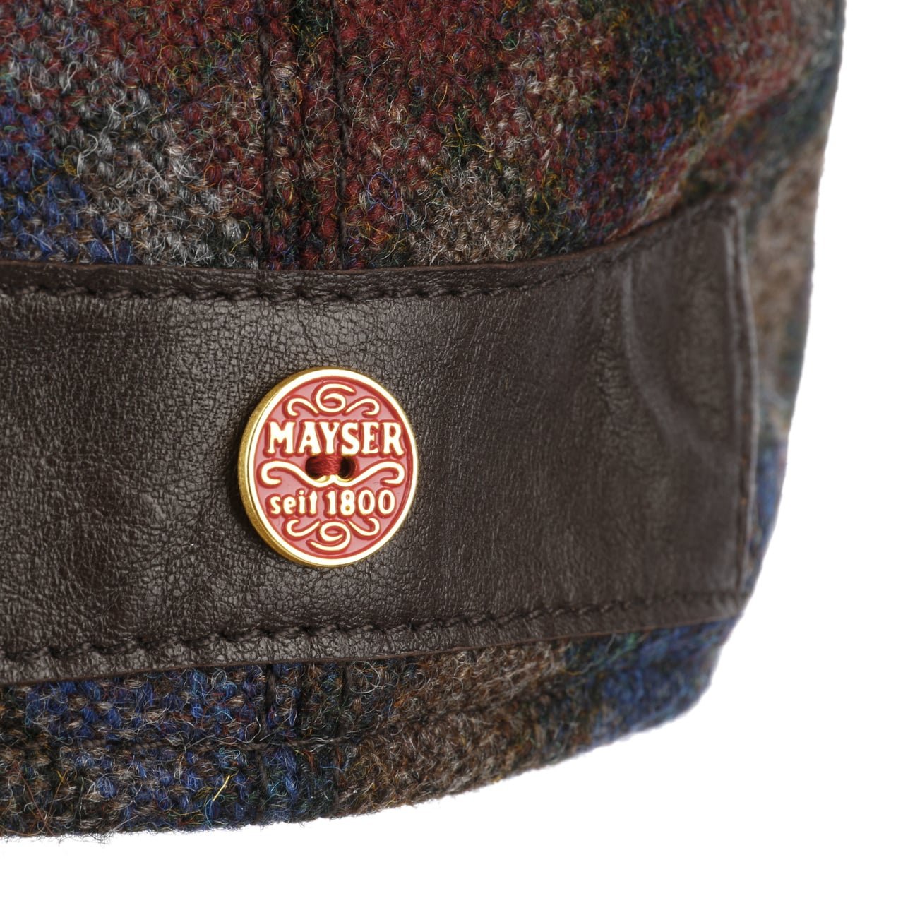 Lennart Shetland Flat Cap by Mayser - Classic Wool Men's Hat for Outdoor Activities & Casual Style