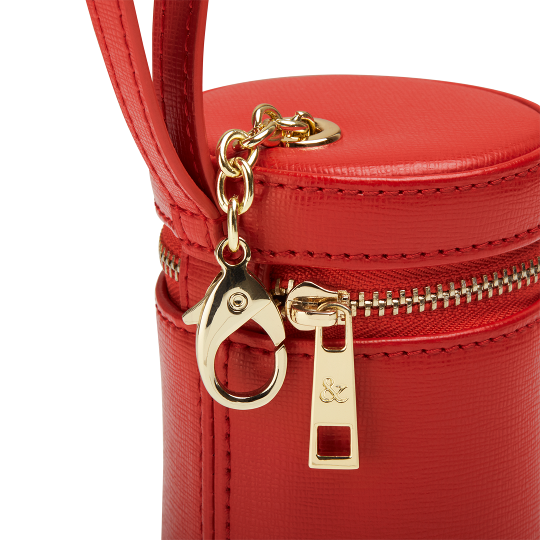 Red Treat Bag for Halloween Candy - Durable Party Favor Pouches for Trick or Treat, Birthday Parties & School Events