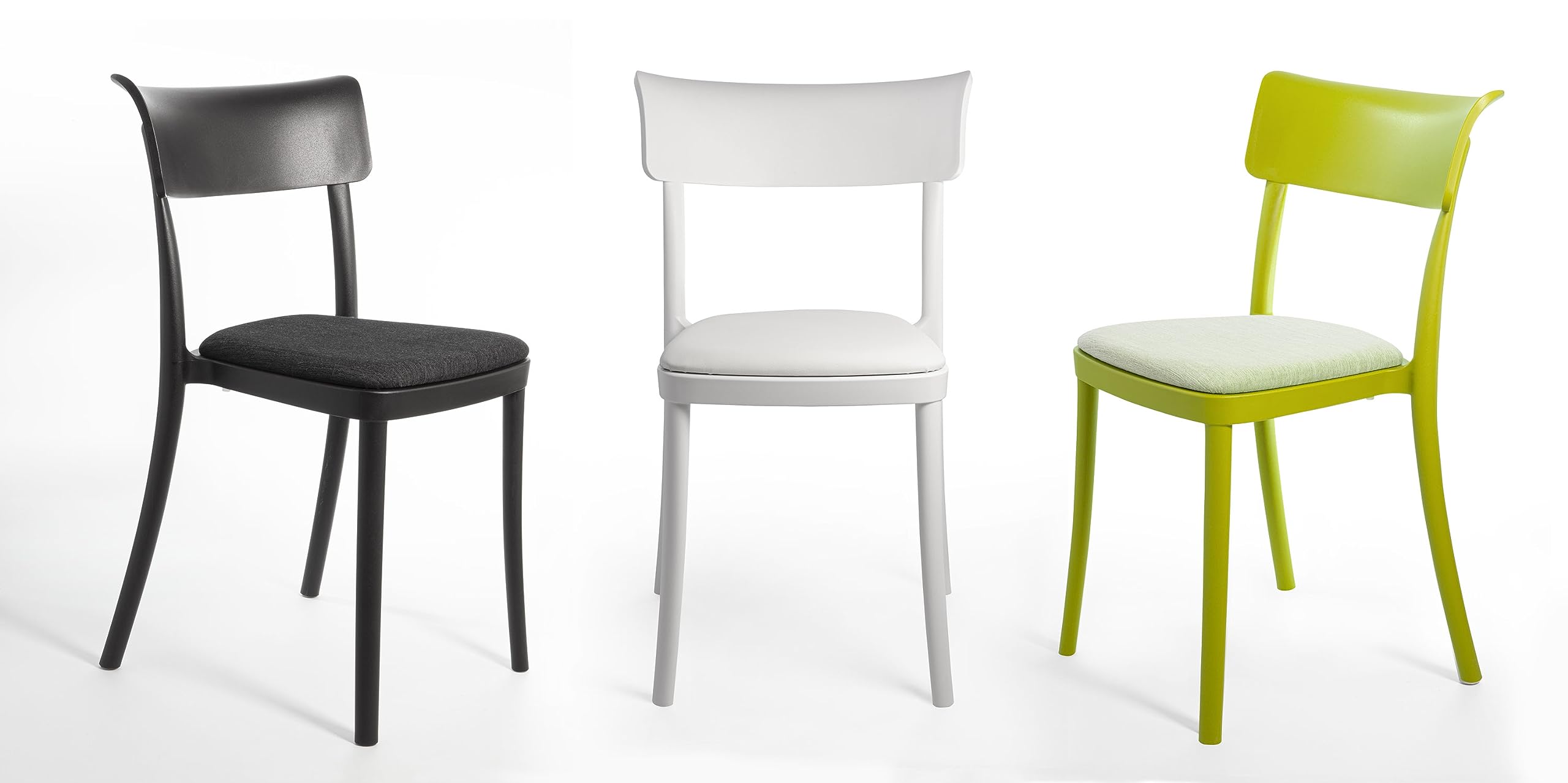Bellelli Design Modern Velvet Upholstered Dining Chair - Polypropylene Frame with Plush Velvet Cushion - Perfect for Kitchen, Dining Room, Bar & Restaurant - SARETTA Set of 6 Beige Chairs for Elegant Home Decor