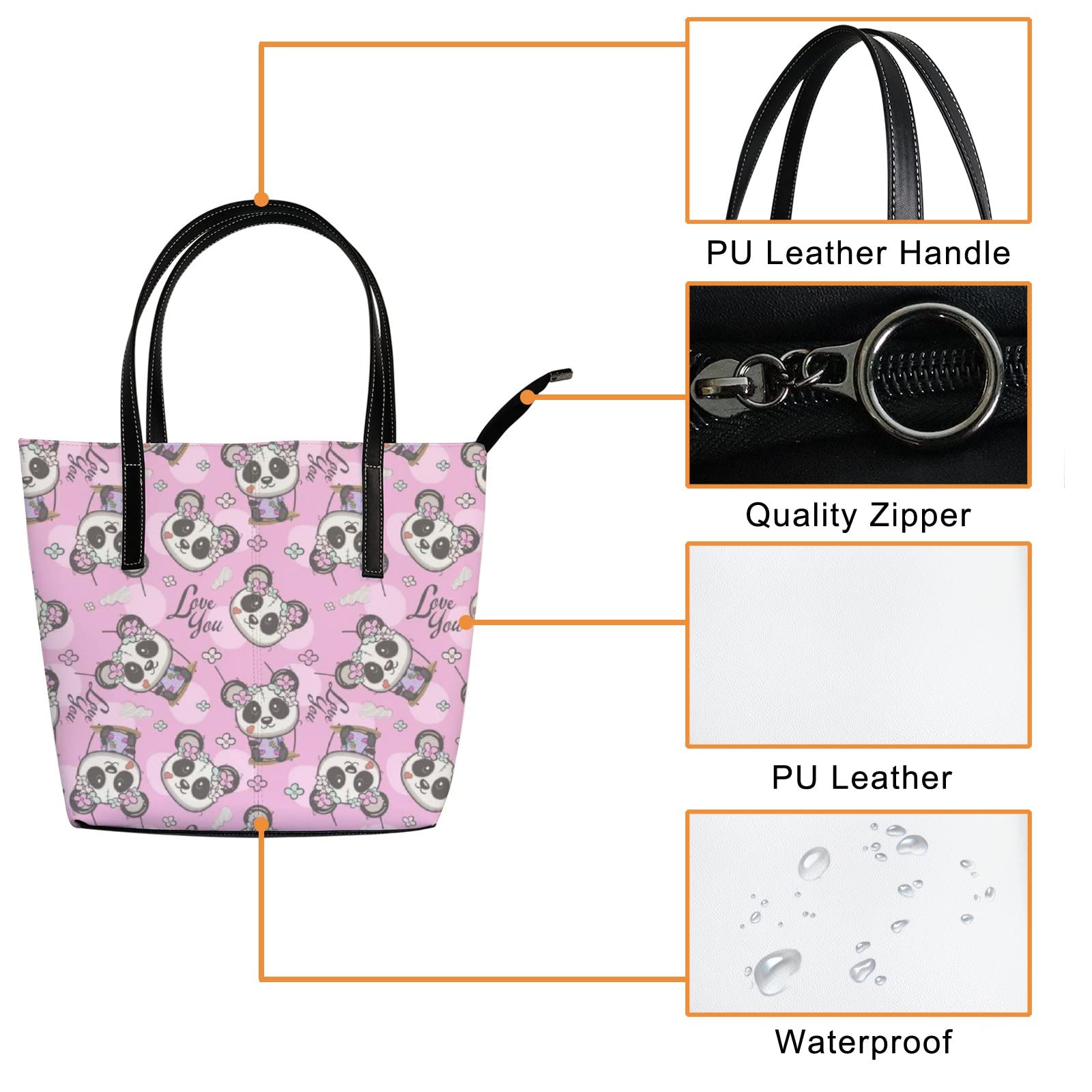 Premium Genuine Leather Handbags for Women - Stylish Crossbody & Work Tote Bags - Office, Travel & Everyday Use