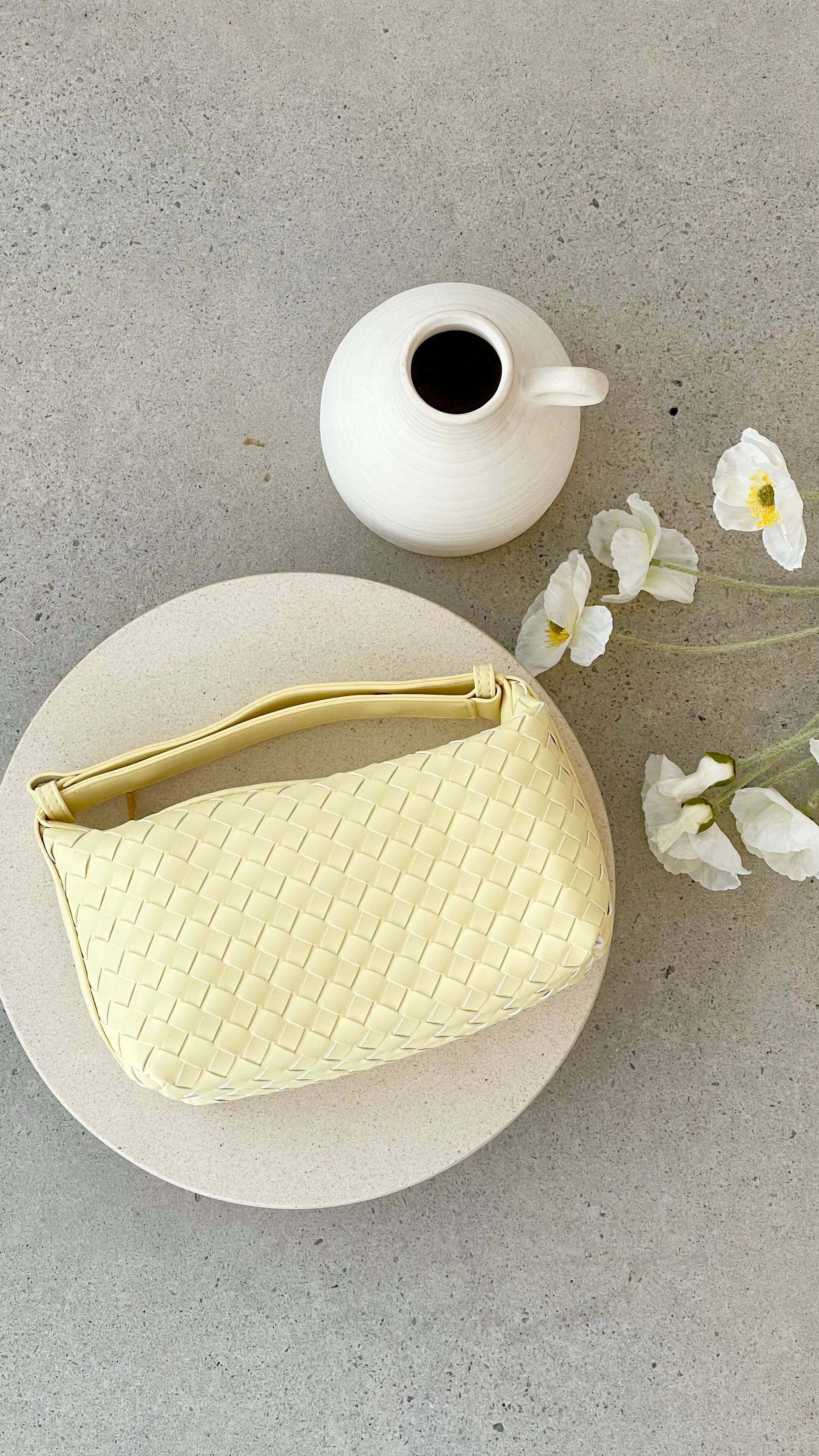Isabelle Handle Bag Daffodil - Stylish Crossbody Purse for Women, Fashionable Shoulder Bag with Adjustable Strap - Perfect for Work, Travel, and Everyday Use