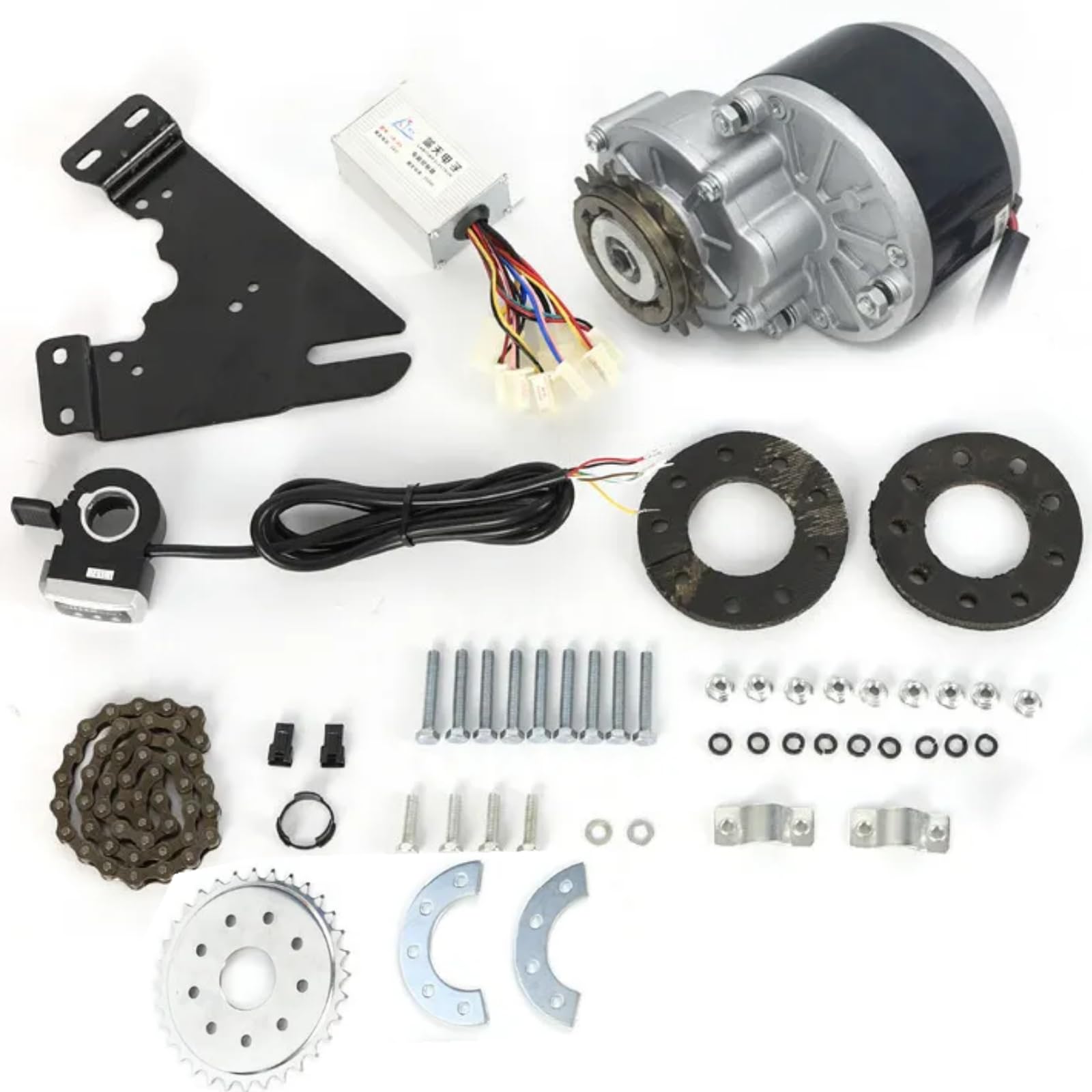 250W 24V Electric Bike Conversion Kit - E-Bike Motor Wheel Conversion System with Derailleur for Adults | Perfect for Commuting, Off-Road & Urban Cycling