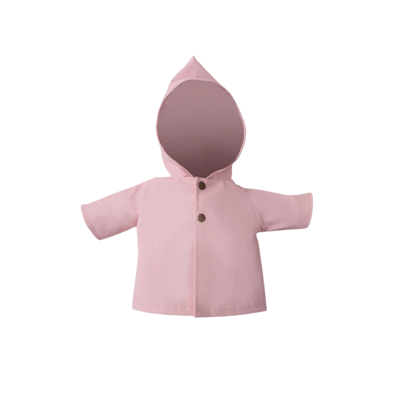 Dinkum Doll Ahoy Waterproof Raincoat for Kids - Pink, Lightweight & Hooded - Perfect for Outdoor Play, School, and Rainy Day Adventures